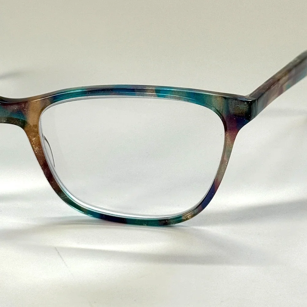 MARIE CLAIRE 6318 Eyeglasses Frame Only 53-16-140 Blue Silk Tortoise Full Rim